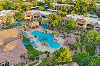 Two resort-style swimming pools